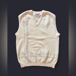 Vintage Titleist Collection Lambswool v-neck golf sweater vest men’s size L